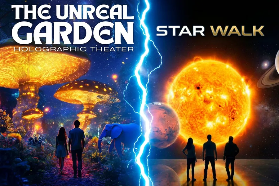 The Unreal Garden and Star Walk Multi-Pass at Mind Bender AR Jacksonville Beach